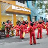 迎接中宣部采访团光临k1集团东亭社区相识智慧康养