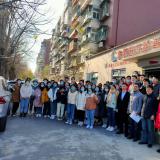 天津城建大学师生参观k1集团智慧养老服务中心